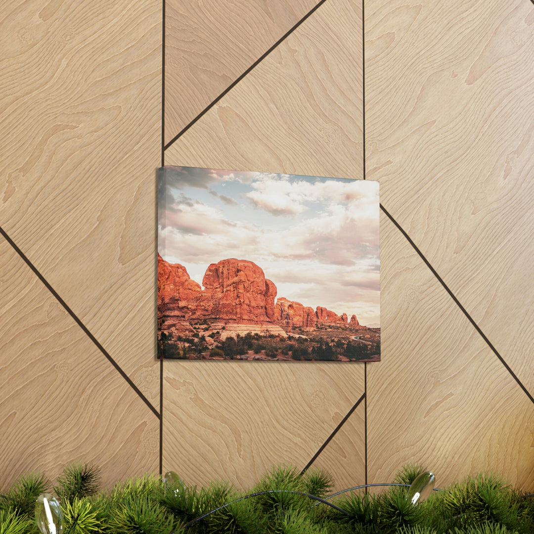 A Desert Sunset - Canvas