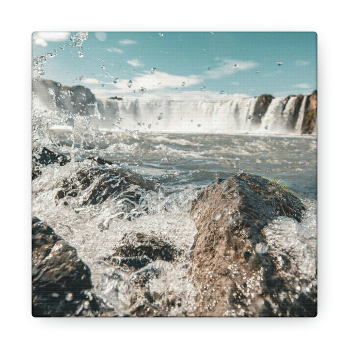 Goðafoss Splash - Canvas