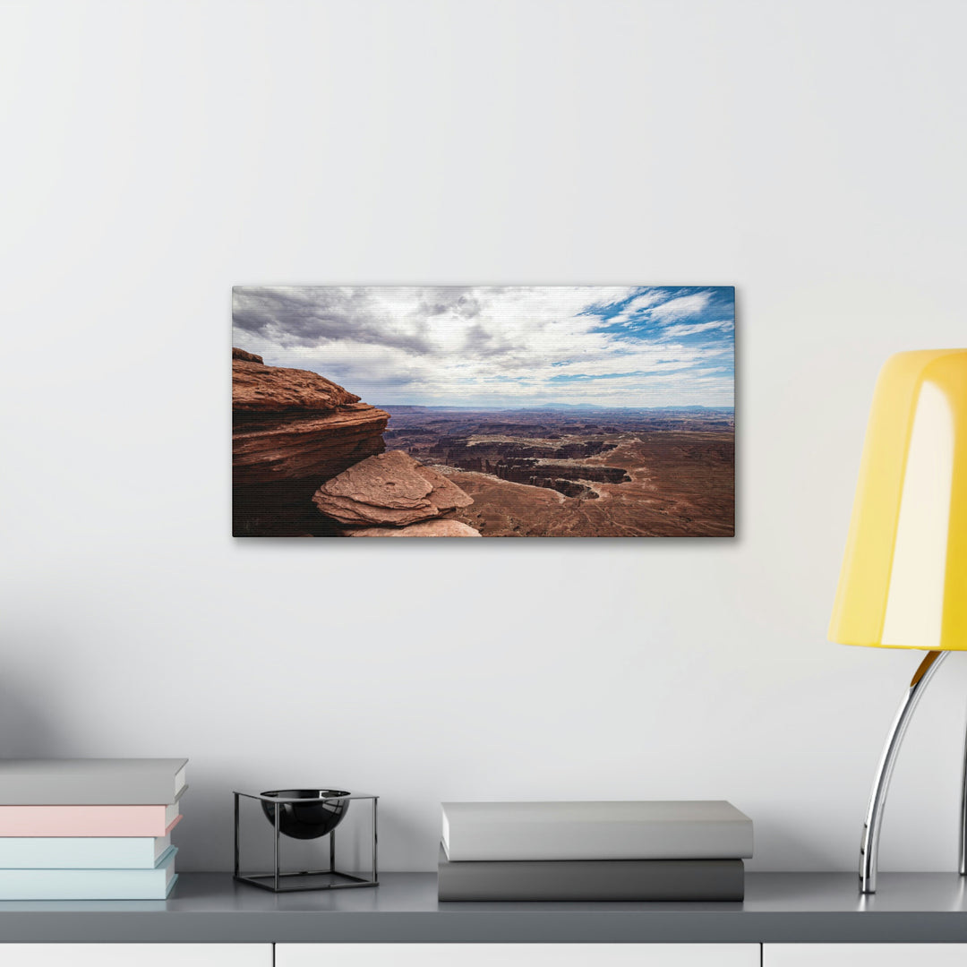 The Canyon Below - Canvas