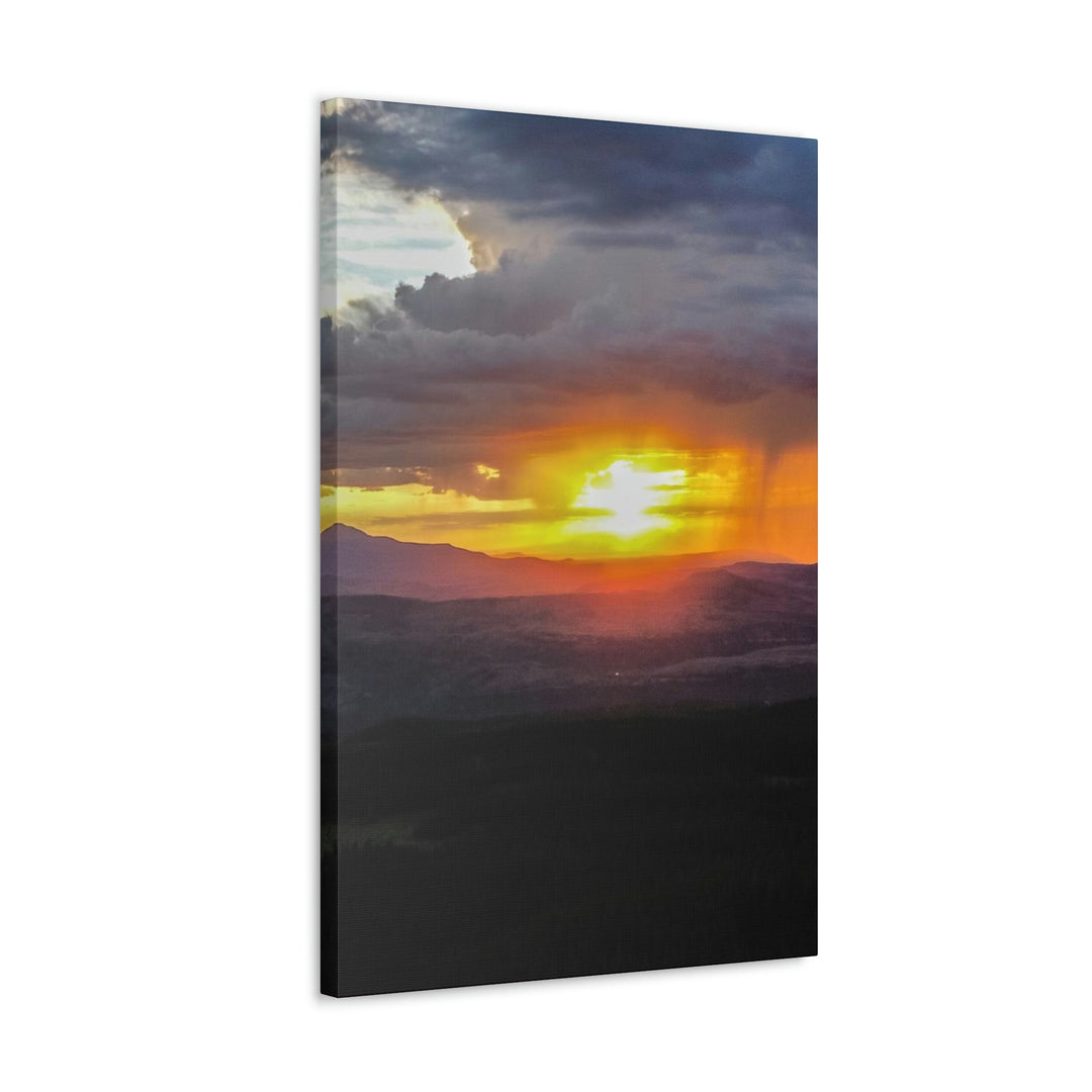 Rainy Sunset - Canvas