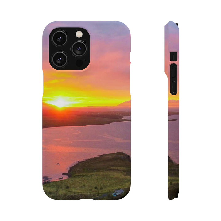 Sunset Over the Fjord Part 1 - Phone Case