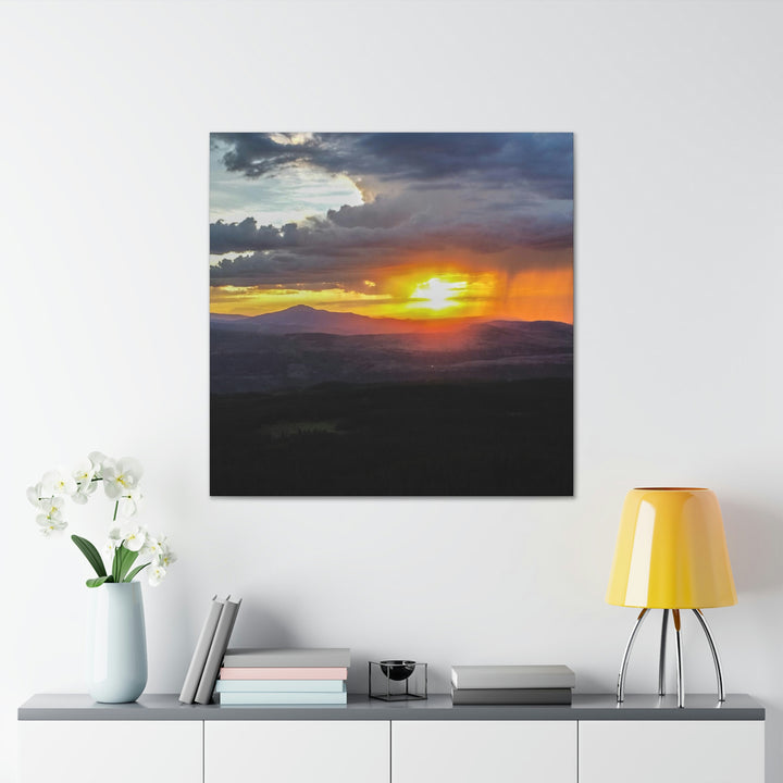 Rainy Sunset - Canvas