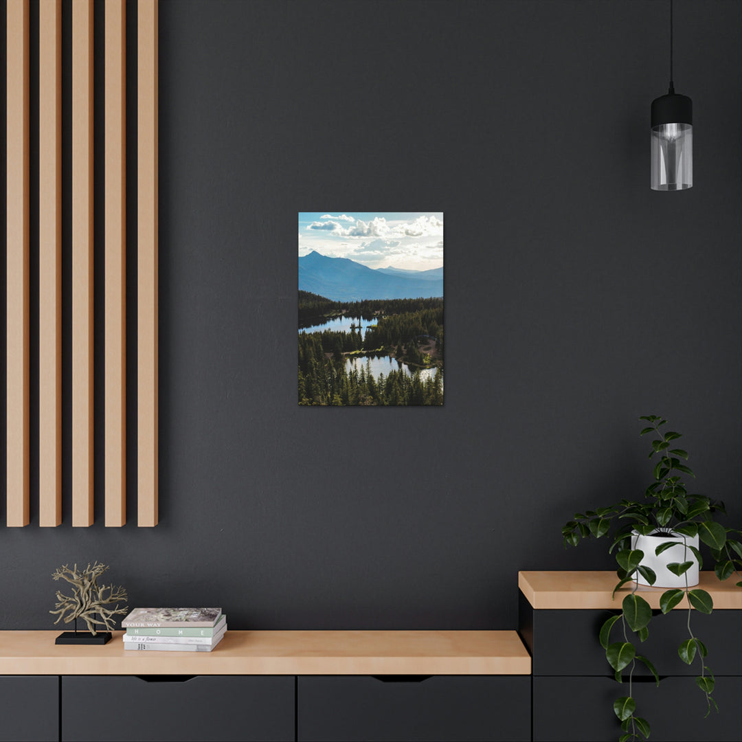 Cool Mountain Lakes - Canvas