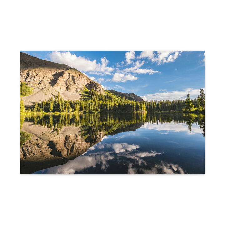 Mountain Scene Reflected - Canvas