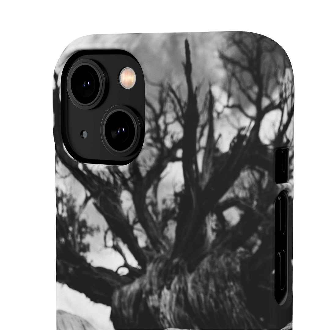 Desert Reach in Black and White - Phone Case