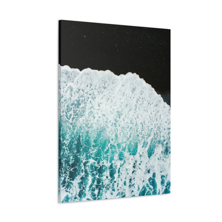 A Wave on Volcanic Sand - Canvas