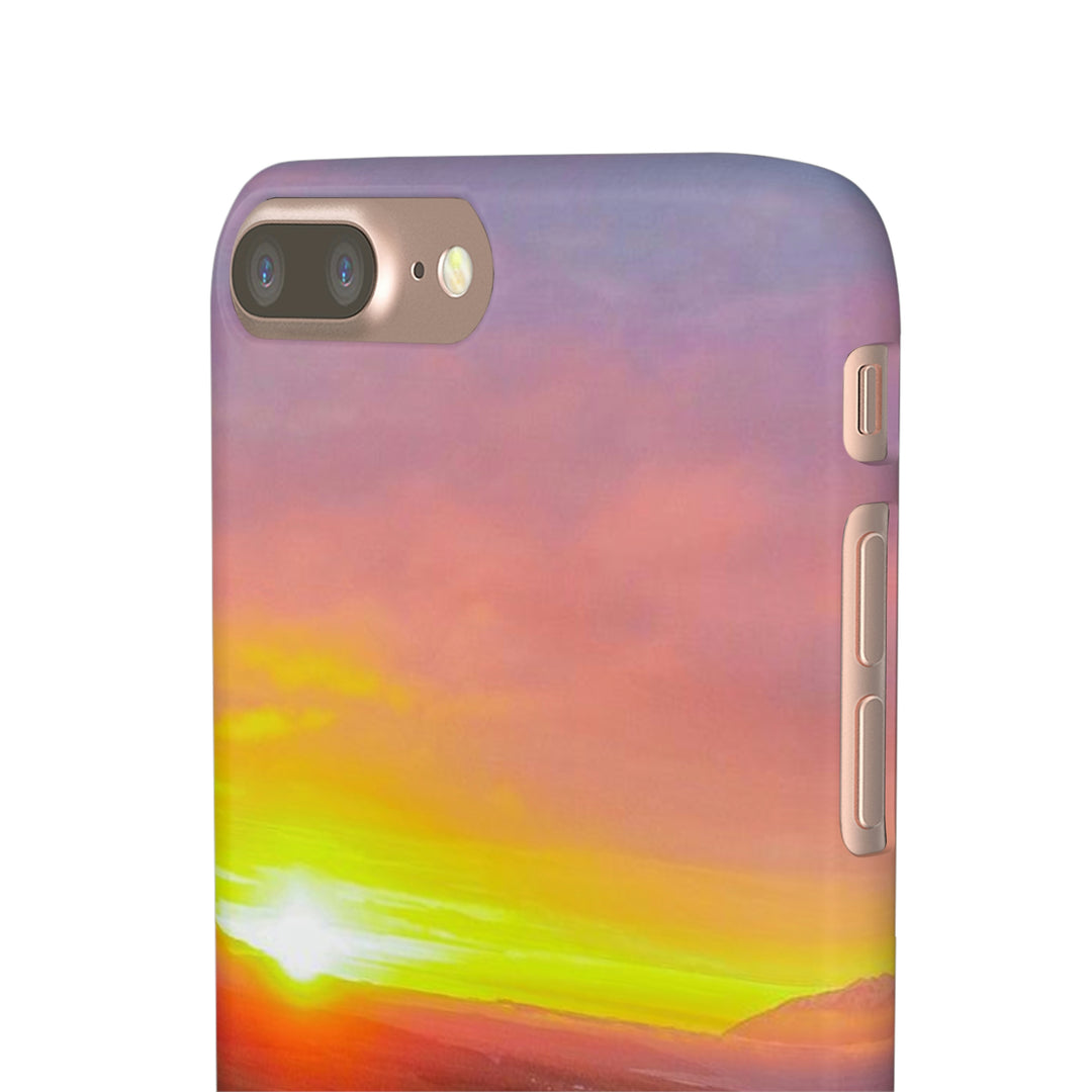 Sunset Over the Fjord Part 1 - Phone Case