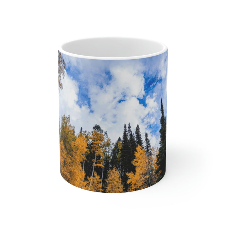 Chairlift in Suspension - Ceramic Mug 11oz - Visiting This World