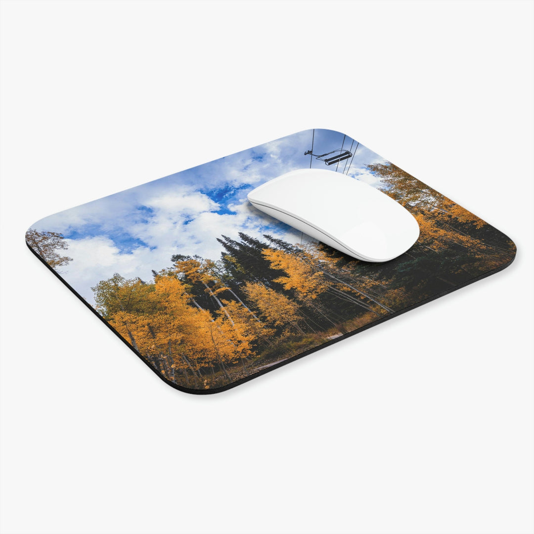 Chairlift in Suspension - Mouse Pad (Rectangle) - Visiting This World