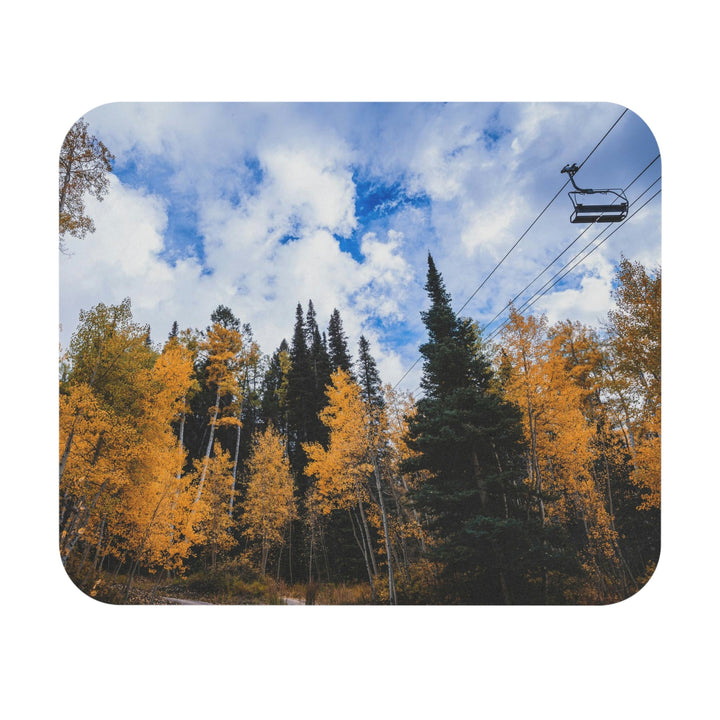 Chairlift in Suspension - Mouse Pad (Rectangle) - Visiting This World