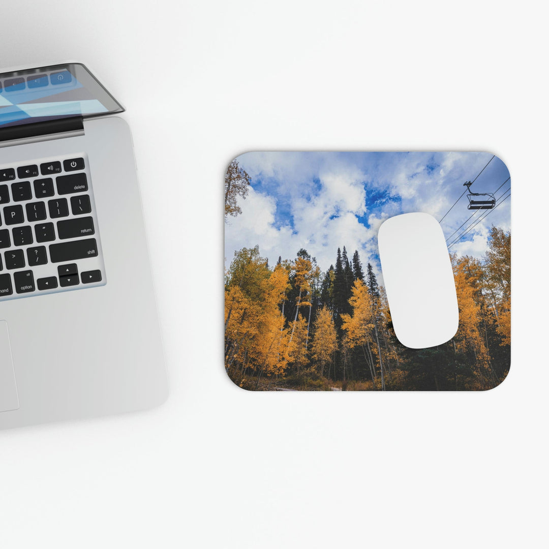 Chairlift in Suspension - Mouse Pad (Rectangle) - Visiting This World