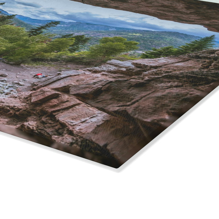 Colorado Window - Glass Cutting Board - Visiting This World