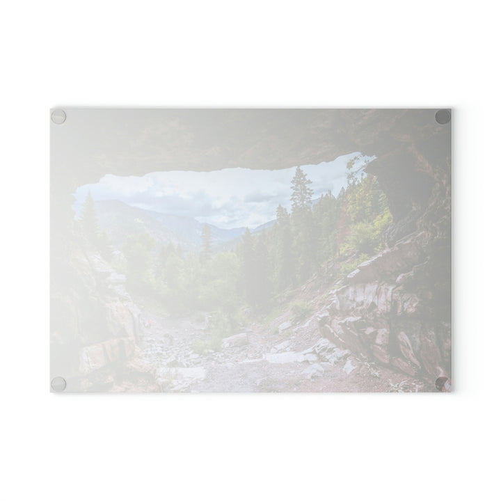 Colorado Window - Glass Cutting Board - Visiting This World