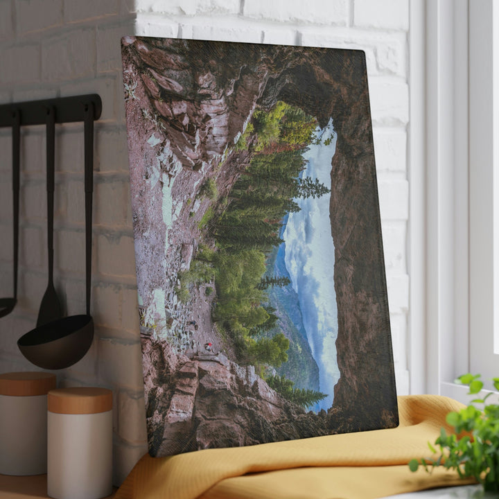 Colorado Window - Glass Cutting Board - Visiting This World