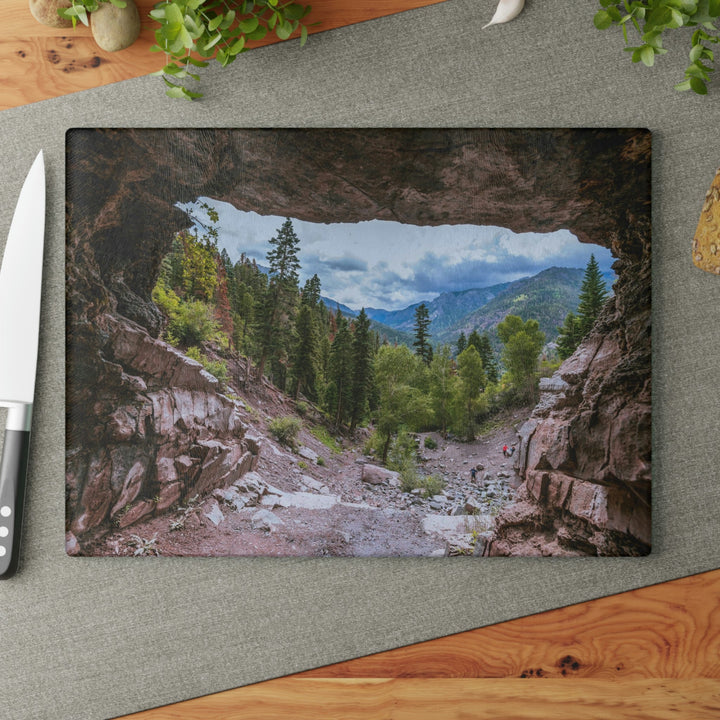 Colorado Window - Glass Cutting Board - Visiting This World