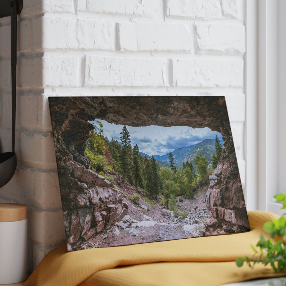 Colorado Window - Glass Cutting Board - Visiting This World