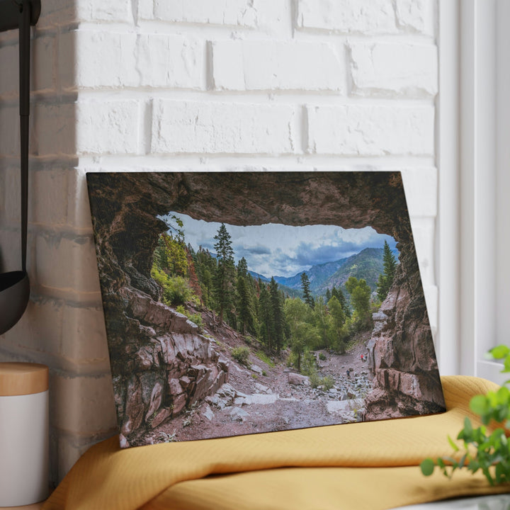 Colorado Window - Glass Cutting Board - Visiting This World