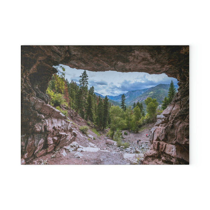 Colorado Window - Glass Cutting Board - Visiting This World