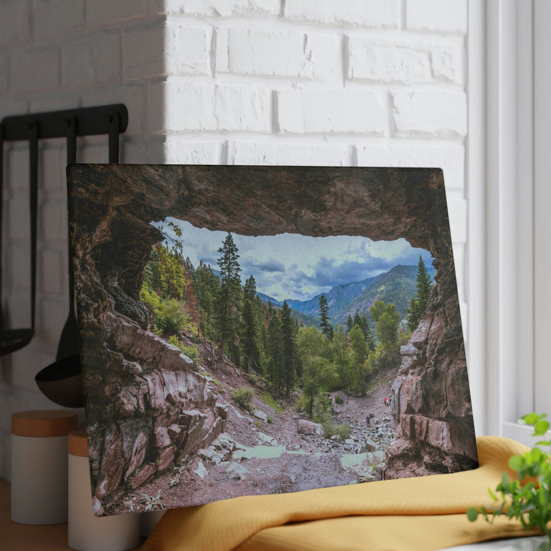 Colorado Window - Glass Cutting Board - Visiting This World