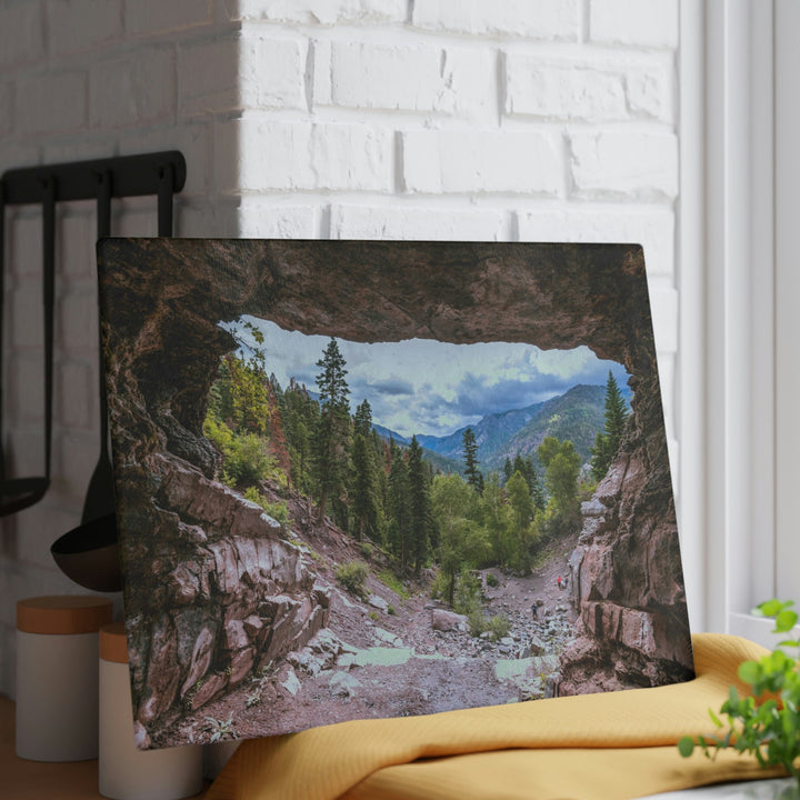 Colorado Window - Glass Cutting Board - Visiting This World