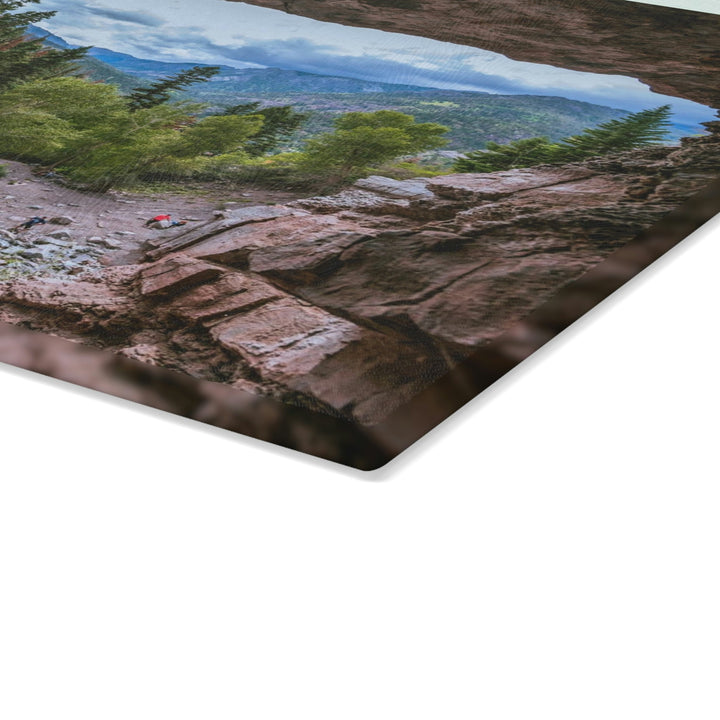 Colorado Window - Glass Cutting Board - Visiting This World