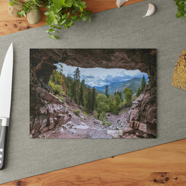 Colorado Window - Glass Cutting Board - Visiting This World