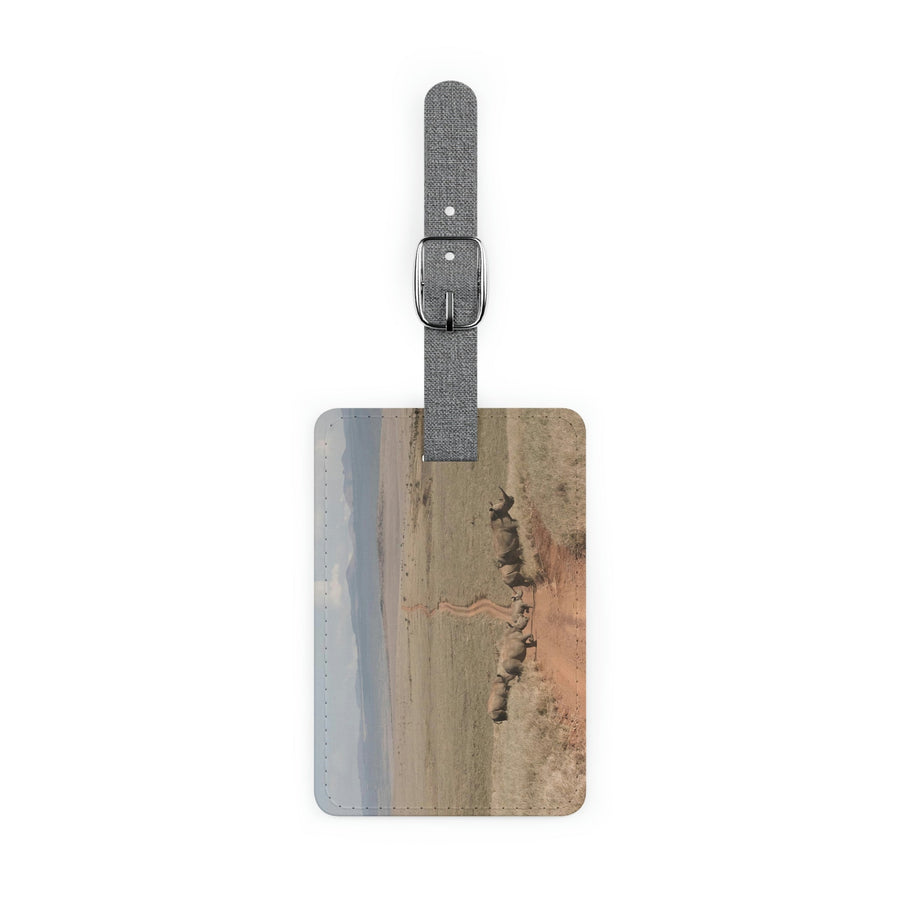 Conservation Success Family - Luggage Tag - Visiting This World