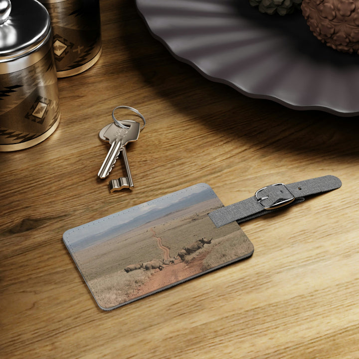 Conservation Success Family - Luggage Tag - Visiting This World