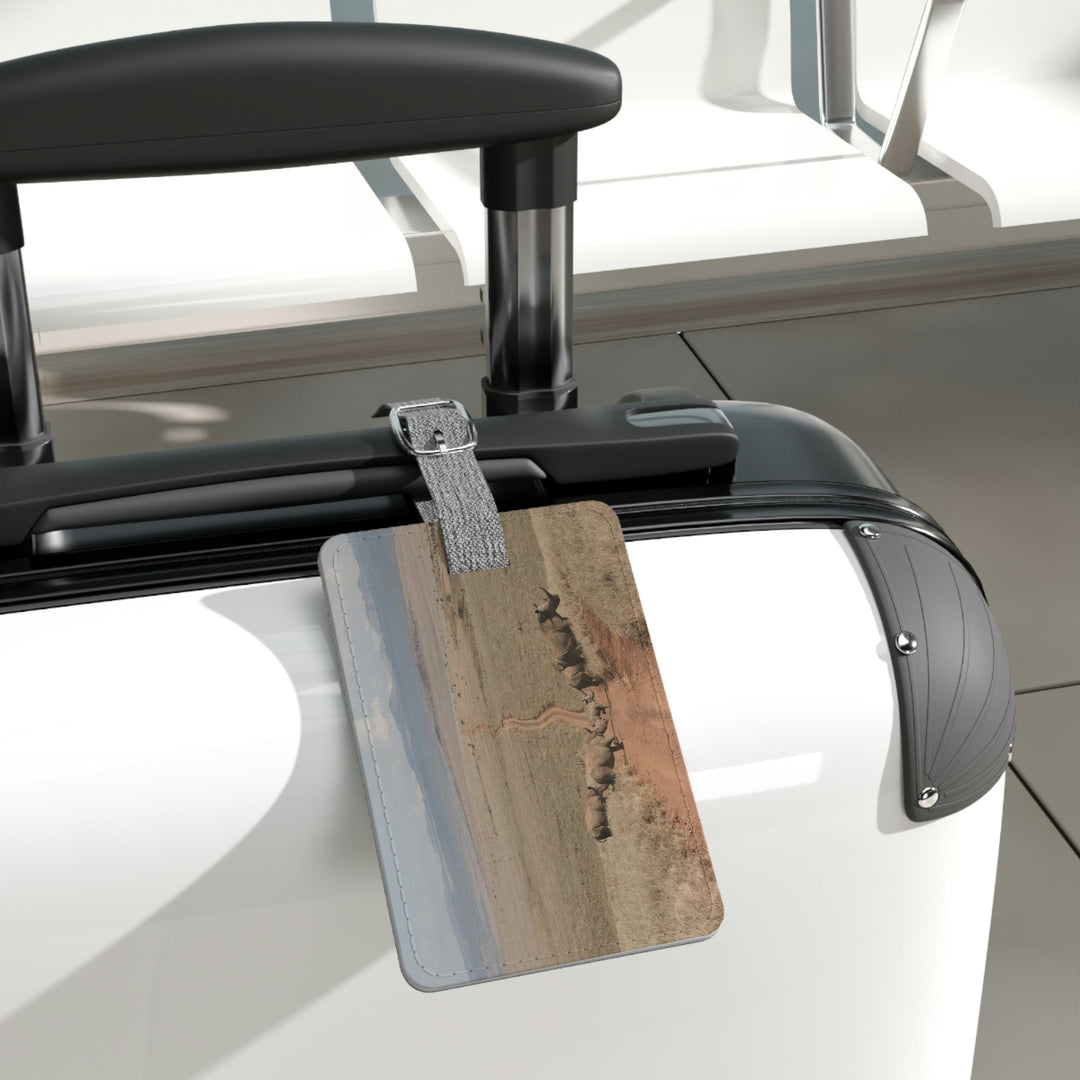 Conservation Success Family - Luggage Tag - Visiting This World