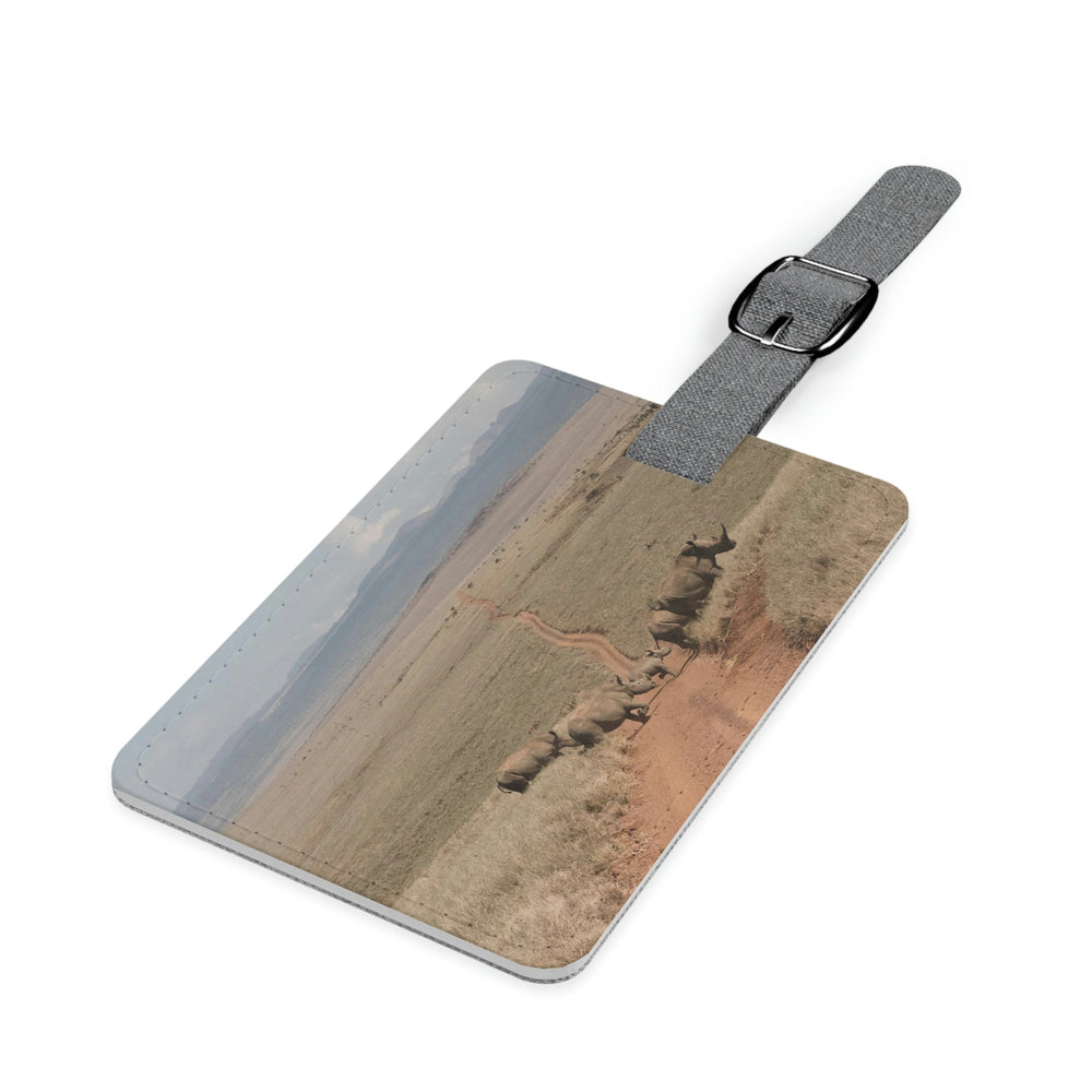 Conservation Success Family - Luggage Tag - Visiting This World