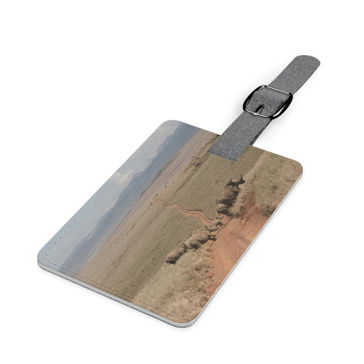Conservation Success Family - Luggage Tag - Visiting This World