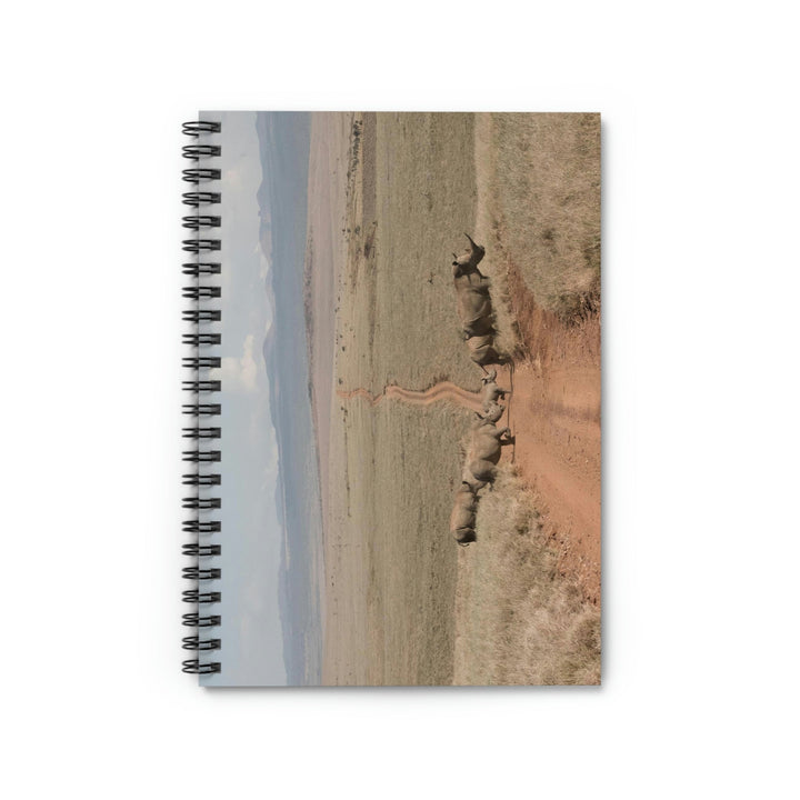 Conservation Success Family - Spiral Ruled Line Notebook - Visiting This World