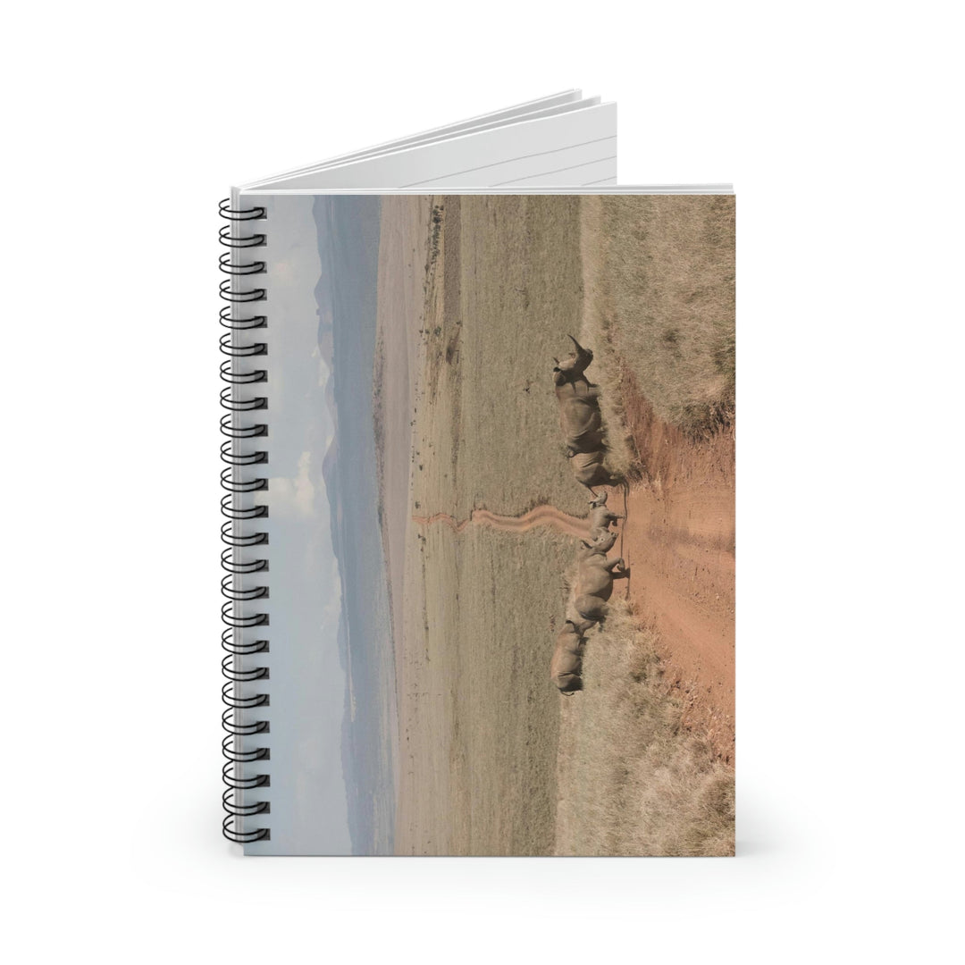 Conservation Success Family - Spiral Ruled Line Notebook - Visiting This World