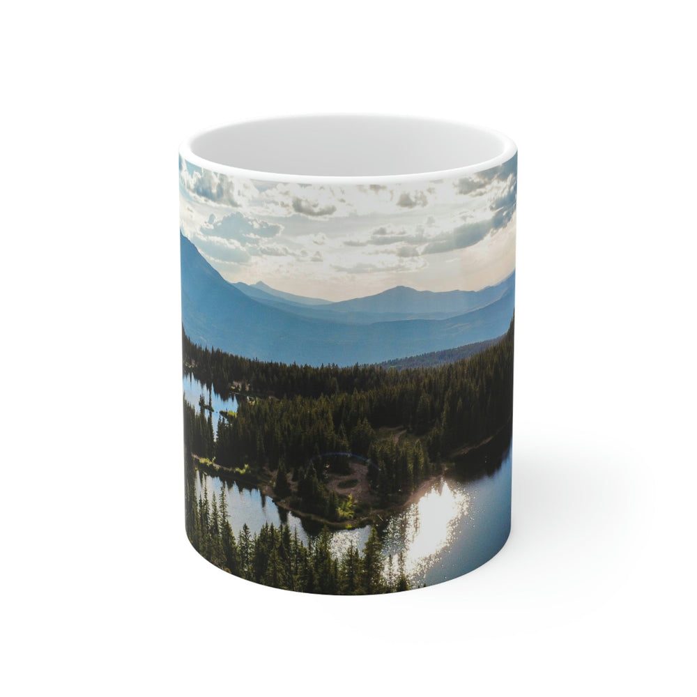 Cool Mountain Lakes - Ceramic Mug 11oz - Visiting This World