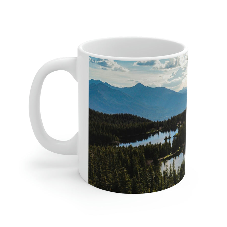 Cool Mountain Lakes - Ceramic Mug 11oz - Visiting This World