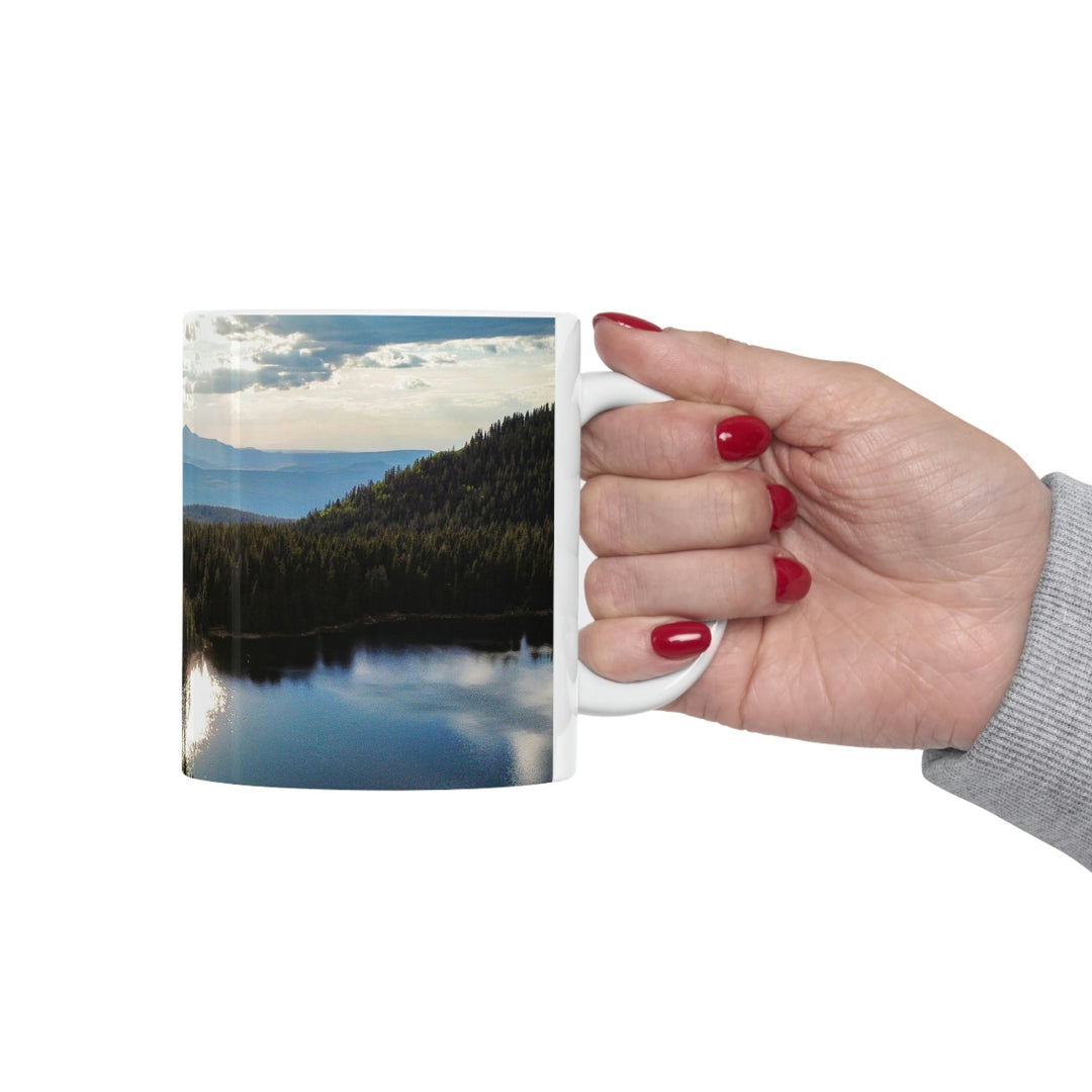 Cool Mountain Lakes - Ceramic Mug 11oz - Visiting This World