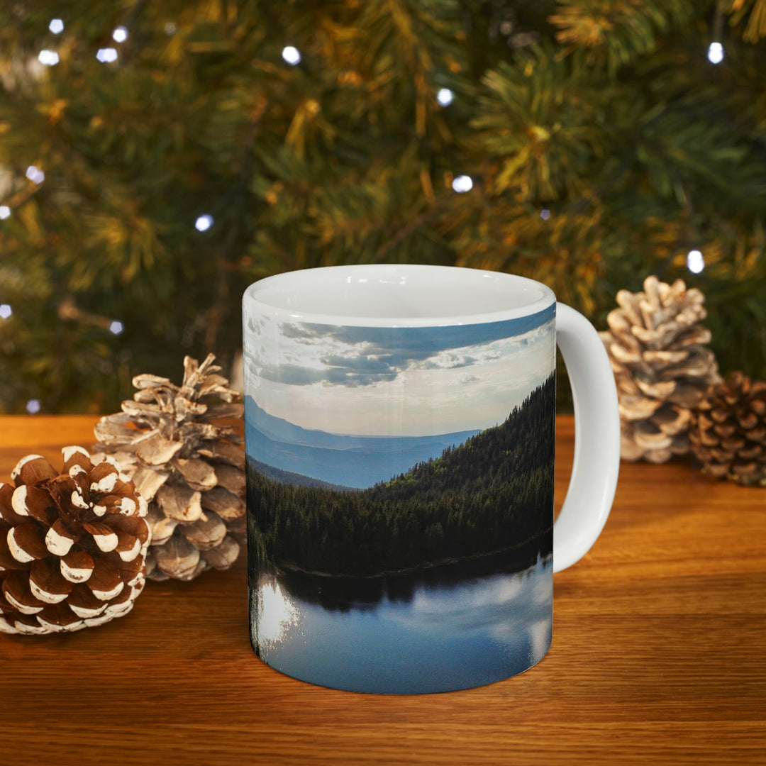 Cool Mountain Lakes - Ceramic Mug 11oz - Visiting This World