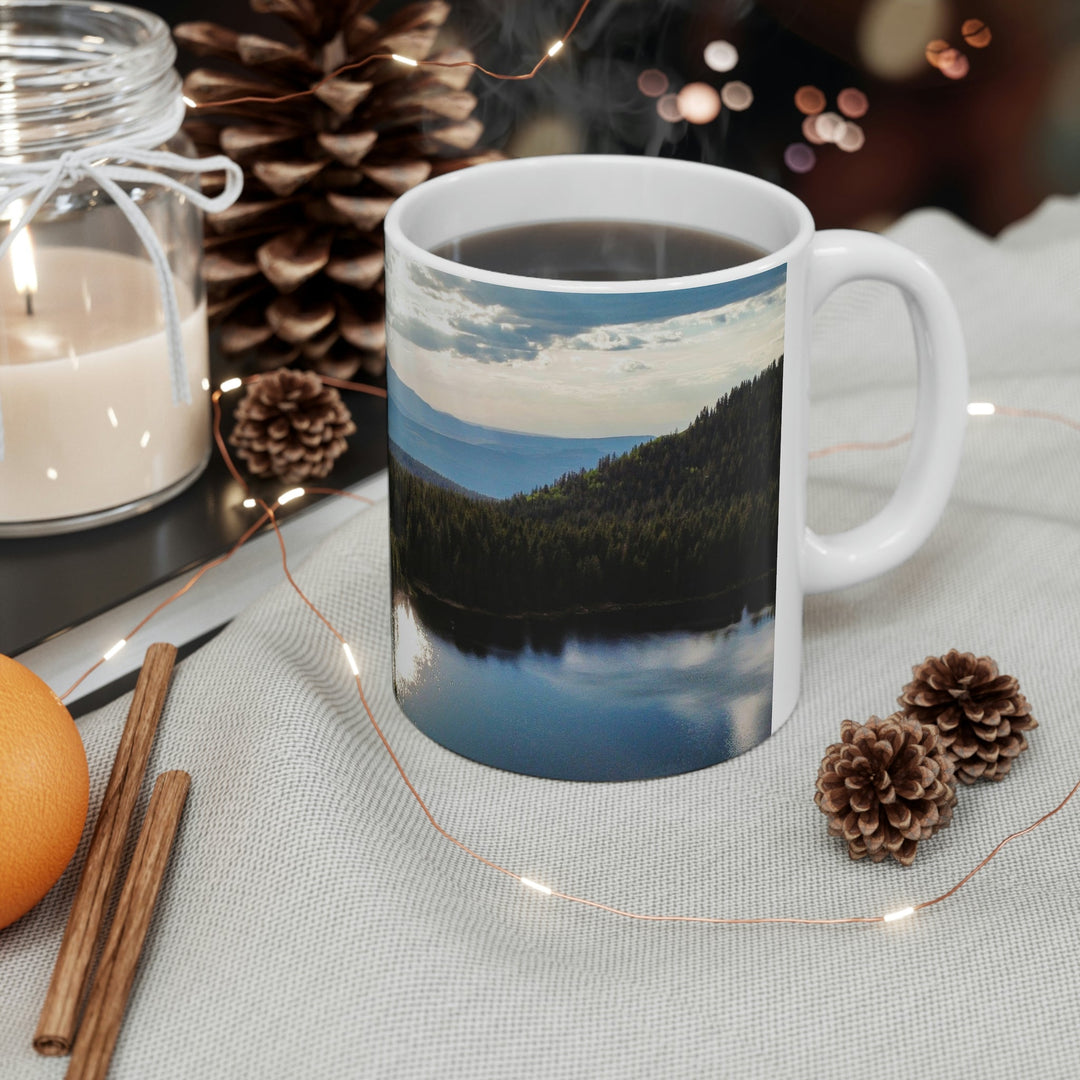 Cool Mountain Lakes - Ceramic Mug 11oz - Visiting This World