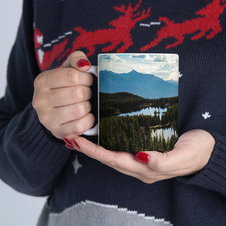 Cool Mountain Lakes - Ceramic Mug 11oz - Visiting This World