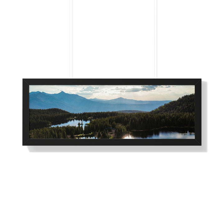 Cool Mountain Lakes - Framed Print - Visiting This World