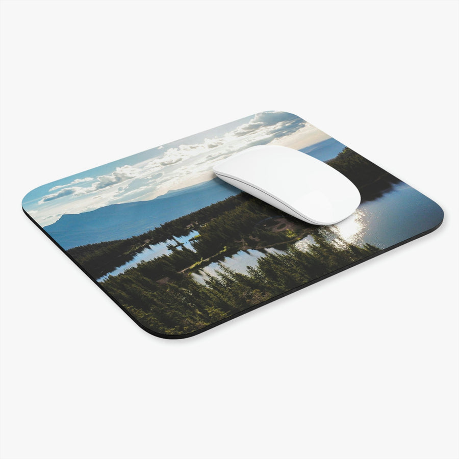 Cool Mountain Lakes - Mouse Pad (Rectangle) - Visiting This World