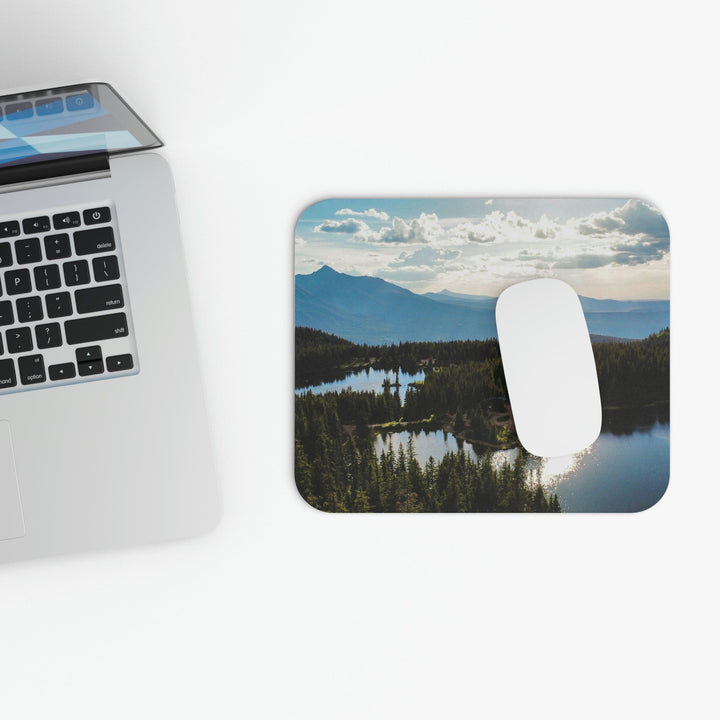 Cool Mountain Lakes - Mouse Pad (Rectangle) - Visiting This World