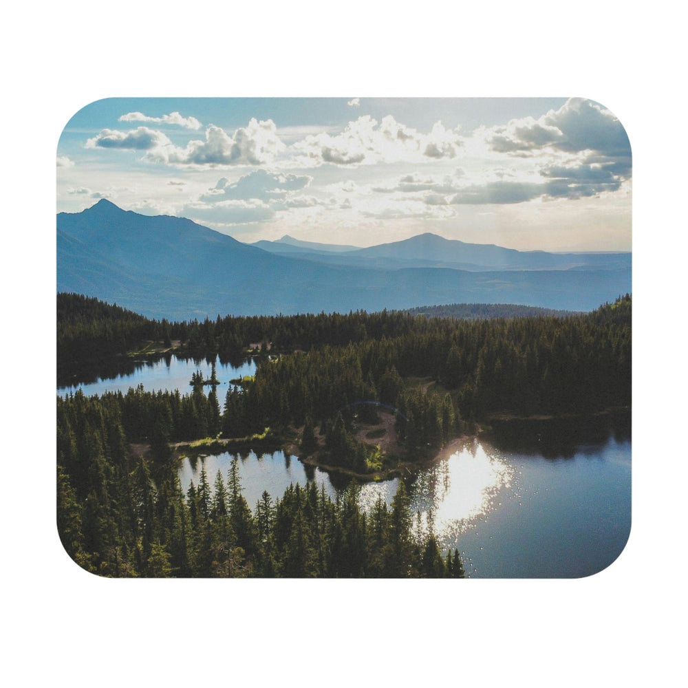 Cool Mountain Lakes - Mouse Pad (Rectangle) - Visiting This World