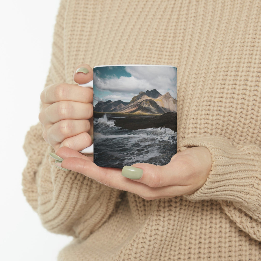 Crashing Sea - Ceramic Mug 11oz - Visiting This World