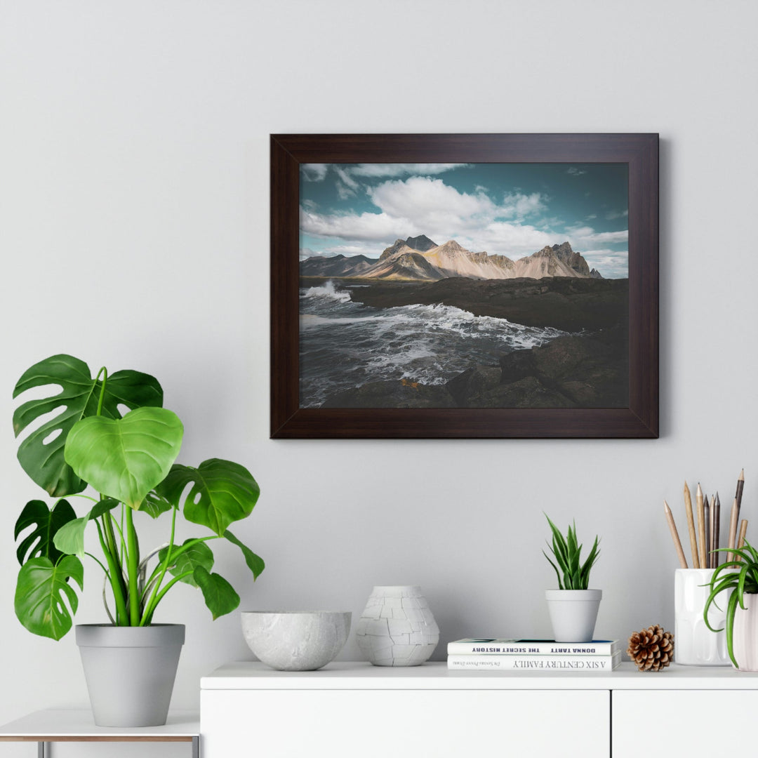 Crashing Sea - Framed Print - Visiting This World