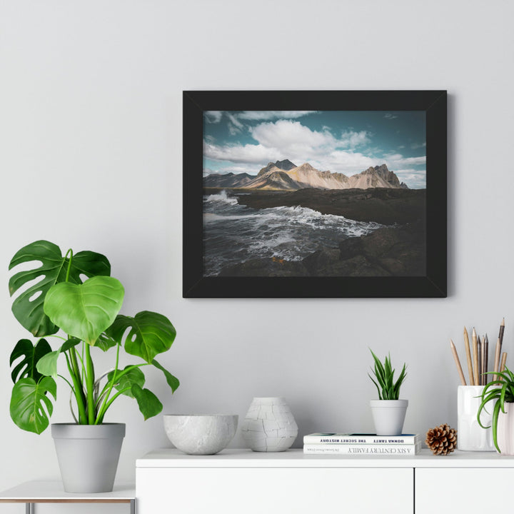 Crashing Sea - Framed Print - Visiting This World