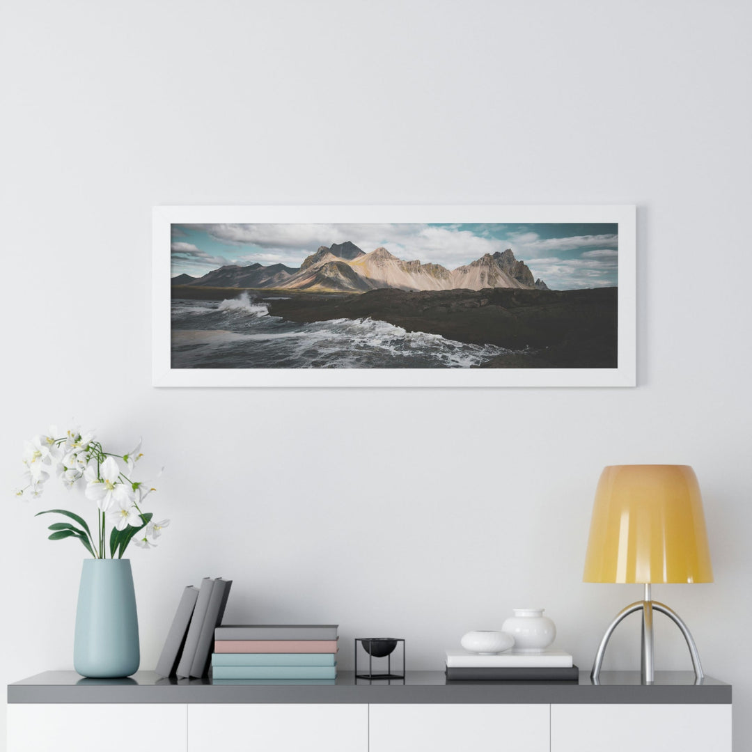 Crashing Sea - Framed Print - Visiting This World