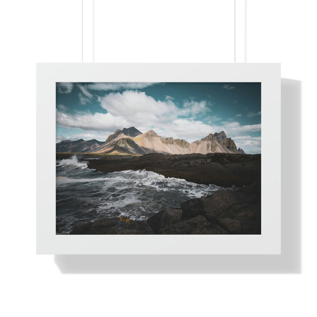 Crashing Sea - Framed Print - Visiting This World