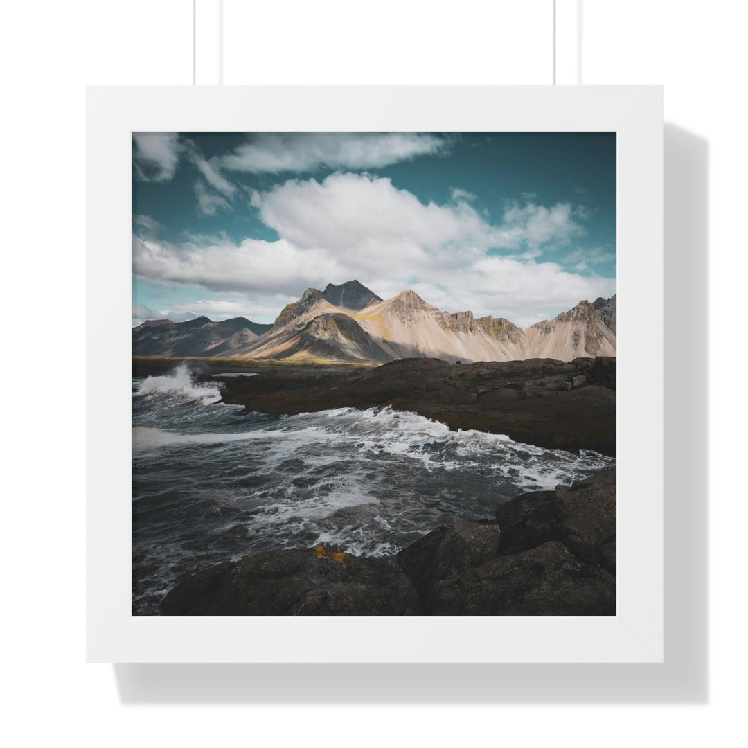 Crashing Sea - Framed Print - Visiting This World