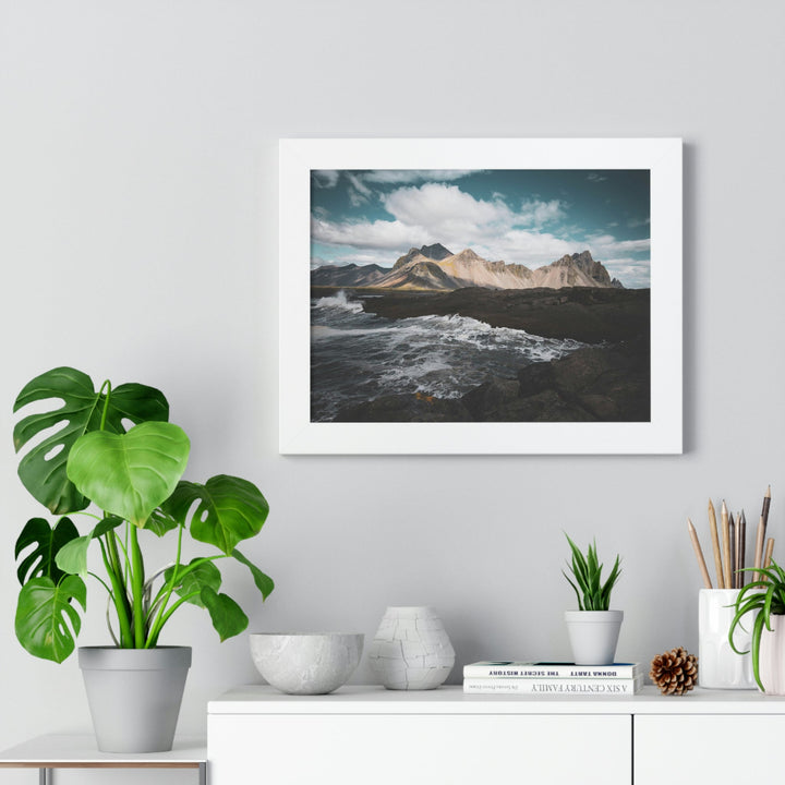 Crashing Sea - Framed Print - Visiting This World